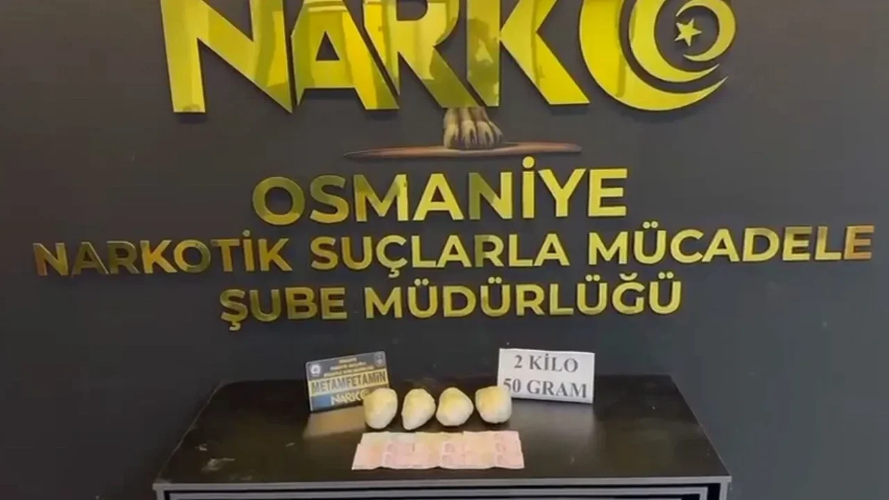 Osmaniye'de Uyuşturucu Operasyonu: 2 Kilo Metamfetamin Ele Geçirildi