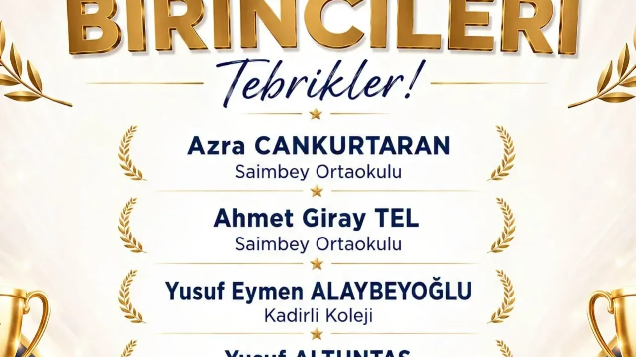 Osmaniye’den 4 Öğrenci LGS 2026’da Türkiye Birincisi Oldu