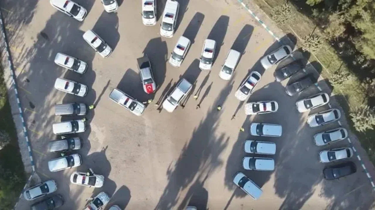 Osmaniye Emniyet’e 42 Yeni Hizmet Aracı Teslim Edildi