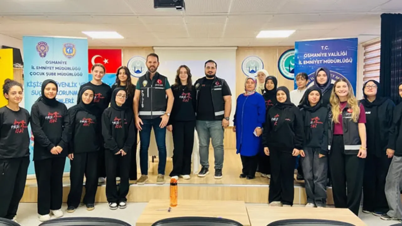 Osmaniye Emniyeti’nden Öğrencilere Güvenlik Dersi