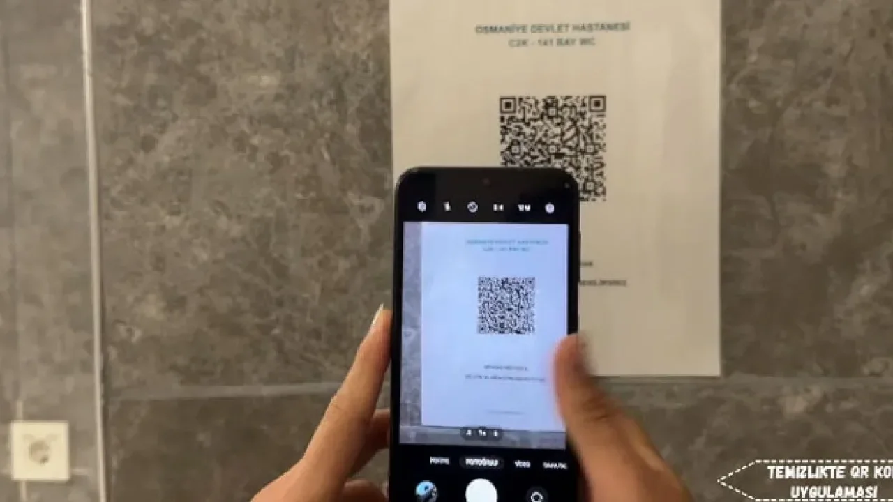 Osmaniye Hastanelerine QR Kodlu Hijyen Kontrolü