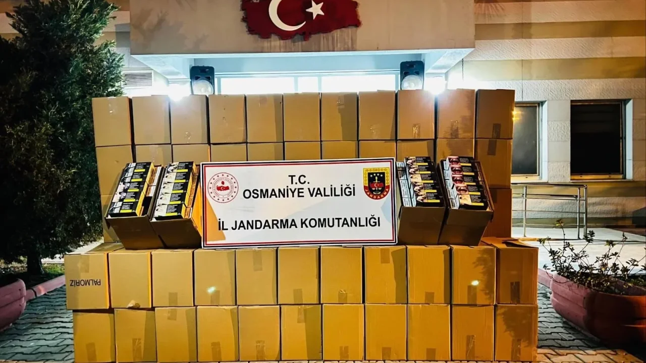 Osmaniye Jandarmasından Kaçakçılığa Darbe