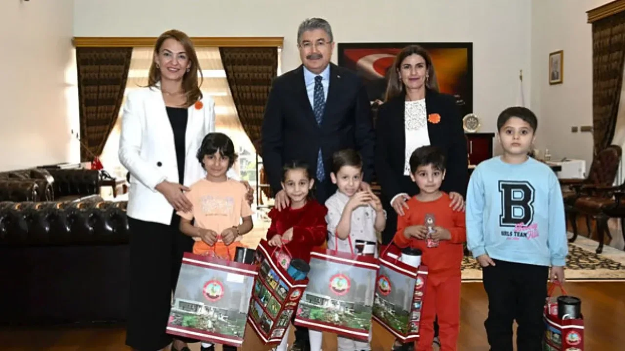 Osmaniye Valisi LÖSEV’li Çocukları Makamında Ağırladı