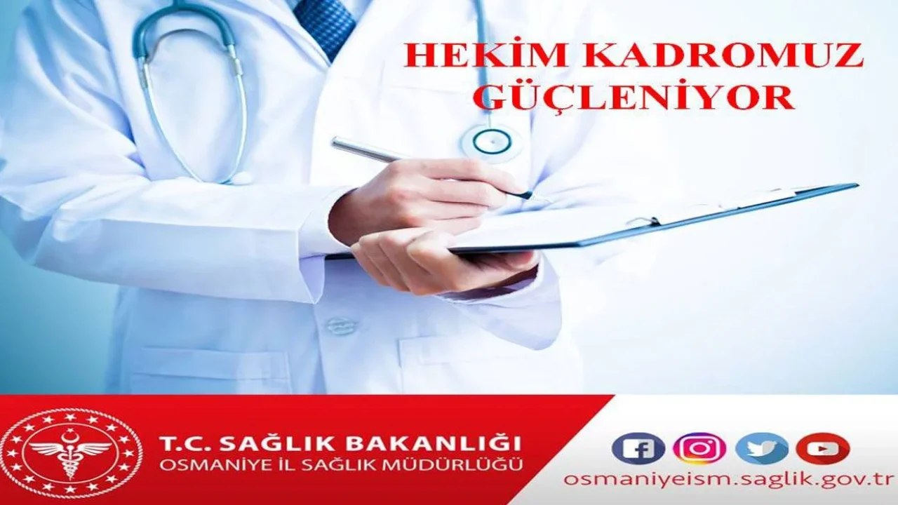 Osmaniye’ye 11 Yeni Uzman Hekim Atandı