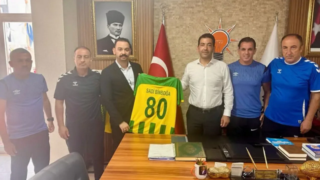 Osmaniyespor’dan AK Parti İl Başkanına Ziyaret