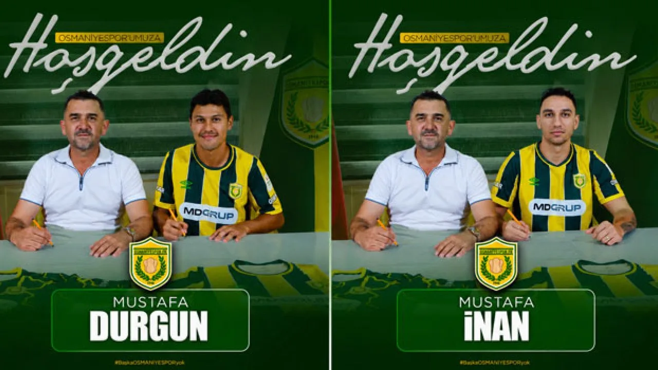Osmaniyespor FK Kadrosuna İki Yeni İsim Kattı