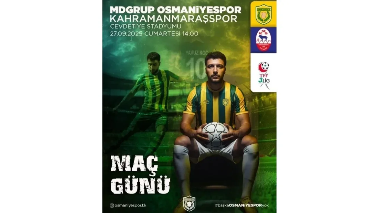 Osmaniyespor FK, Kahramanmaraşspor’u Evinde Ağırlıyor