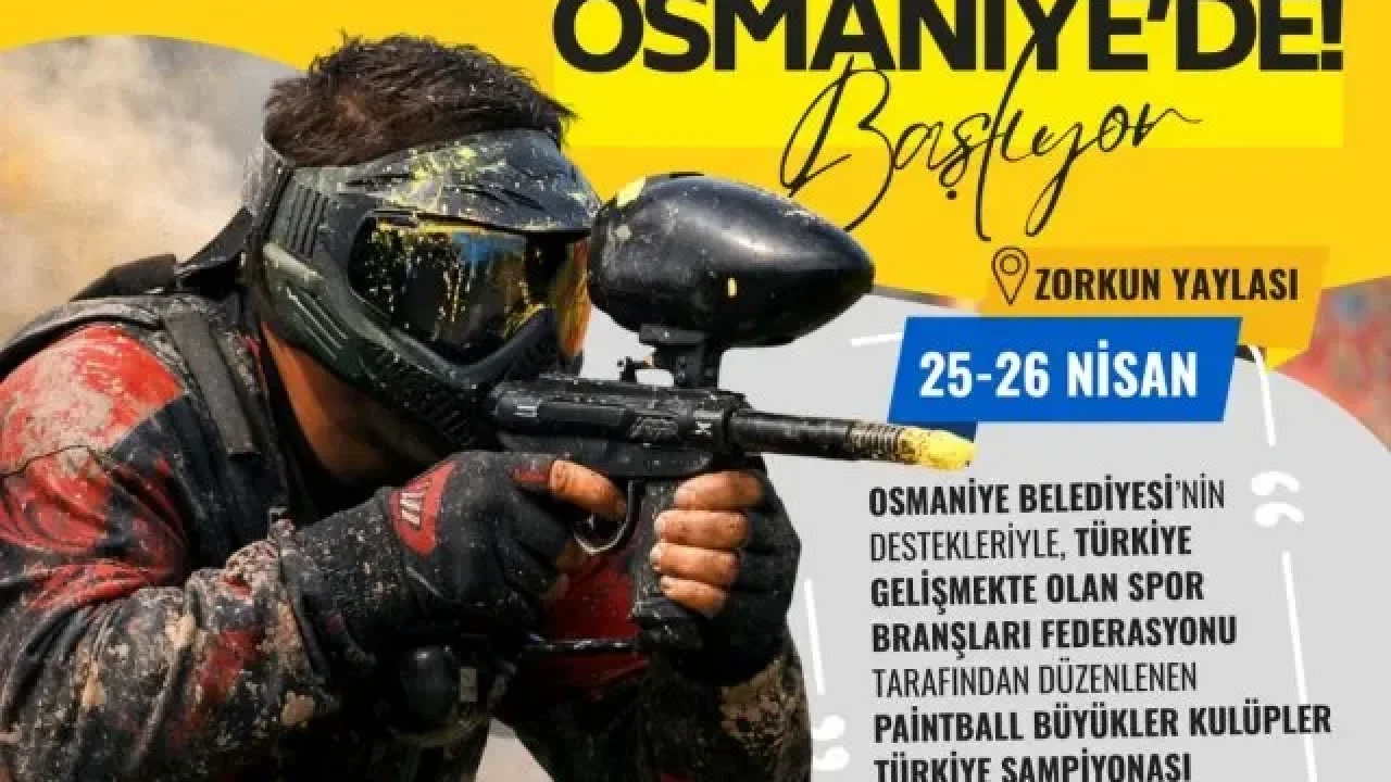 Paintball Şampiyonası Zorkun’da Düzenlenecek