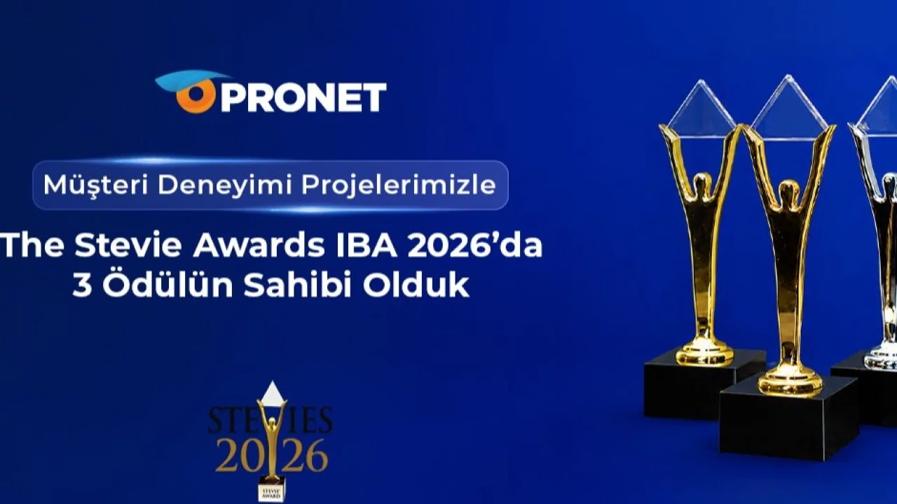 Pronet'e Stevie Ödülleri'nden Üç Önemli Derece