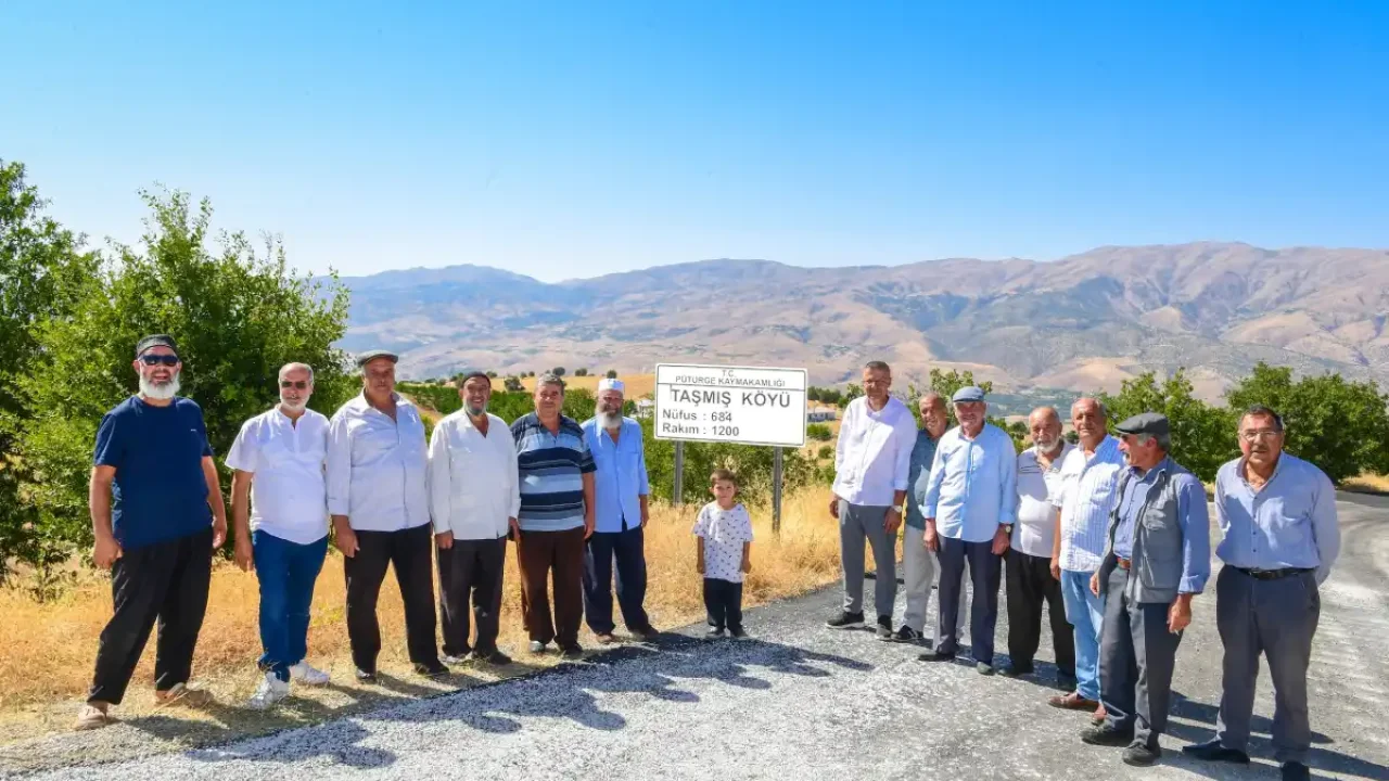 Pütürge’de 14 kilometrelik bağlantı yolu yenileniyor