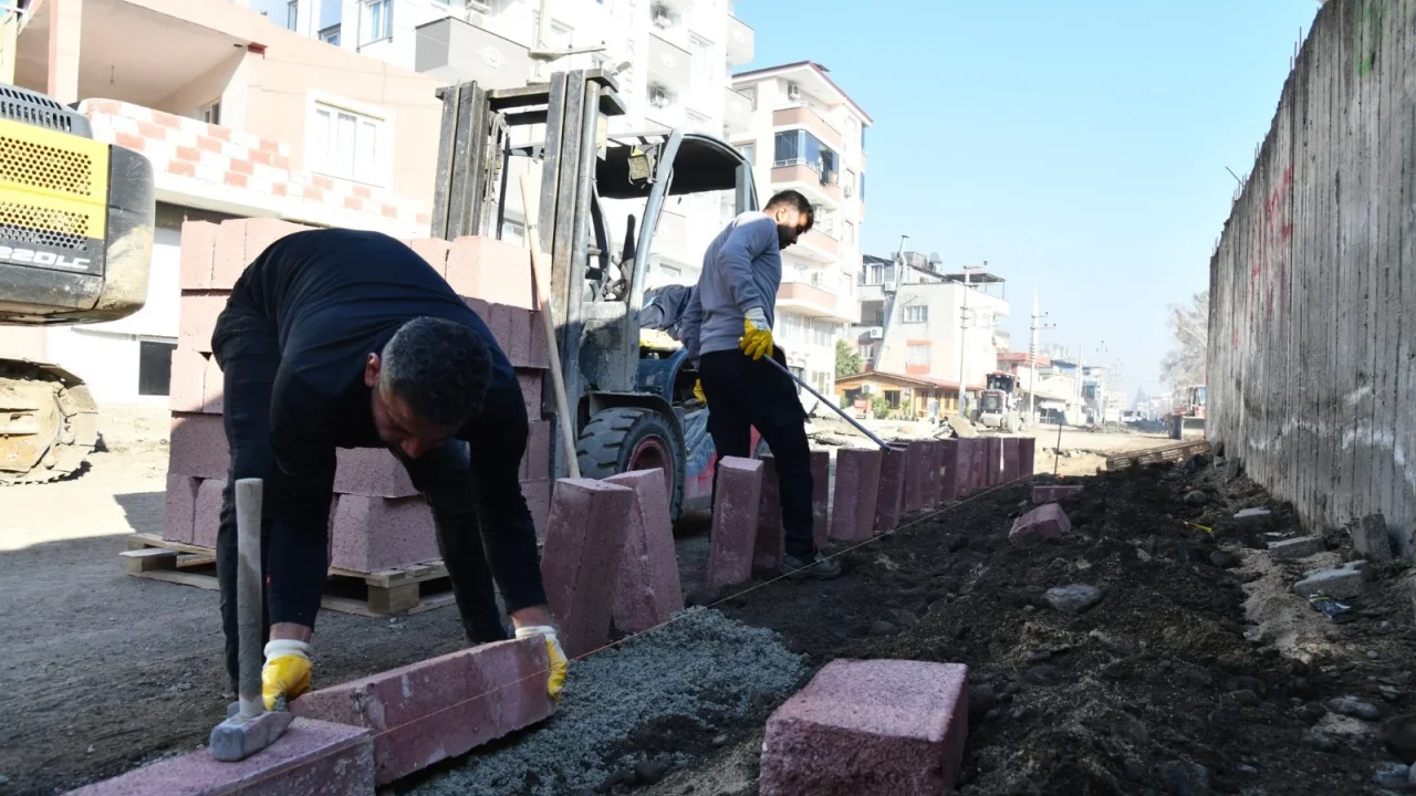 Şehit Pınar Akdağ Sokak’ta Modernizasyon Çalışmaları