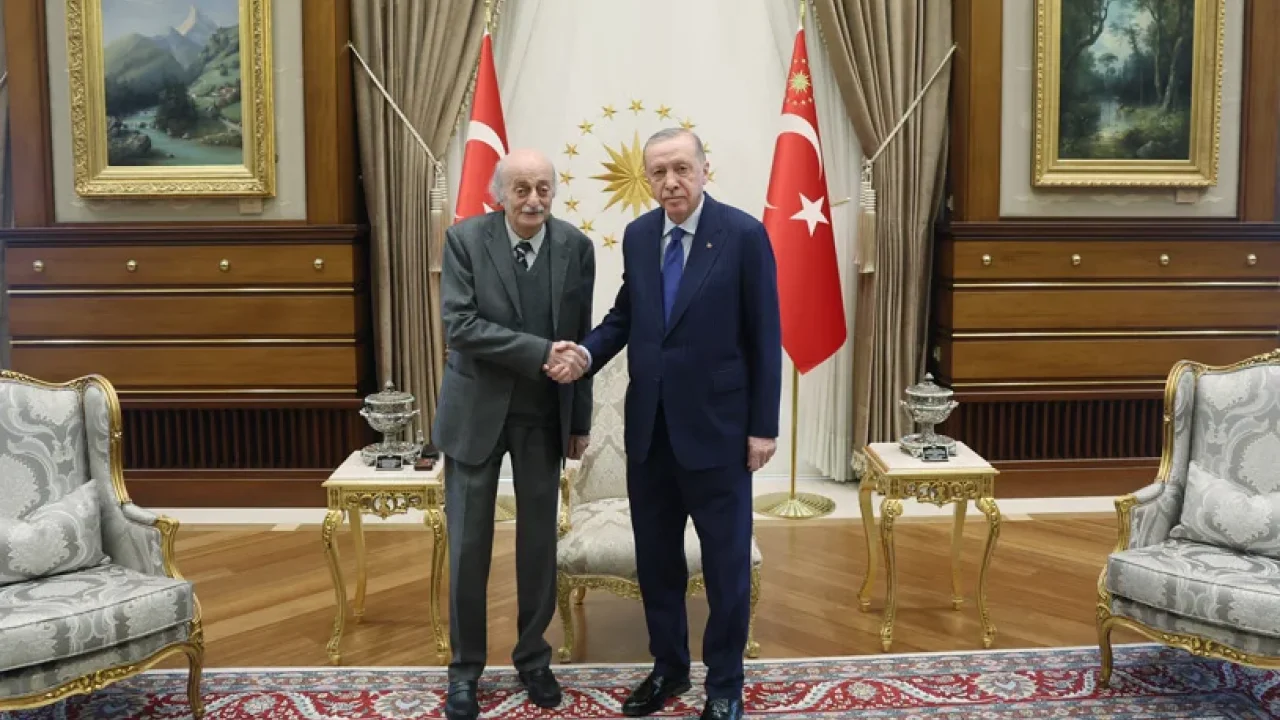 Tayyip Erdoğan, Lübnanlı Lider Canbolat ile Görüştü