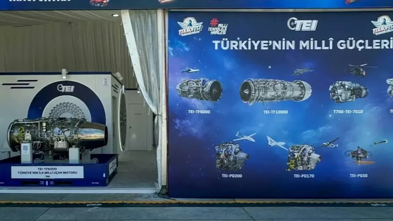 TEI Millî Motorları Mavi Vatan'da Sergiliyor