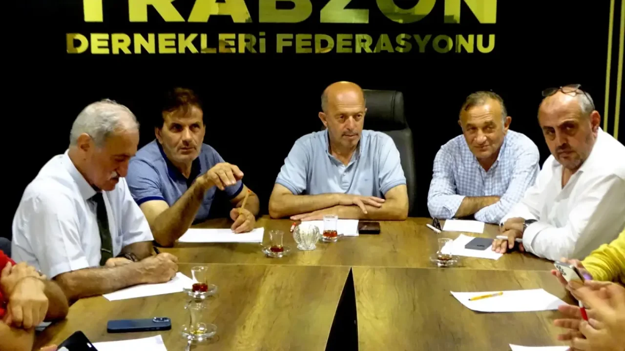 Trabzon Dernekler Federasyonu Trabzon’da toplandı