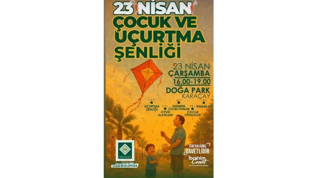 Uçurtmalarla Gökyüzü 23 Nisan’da Renklenecek