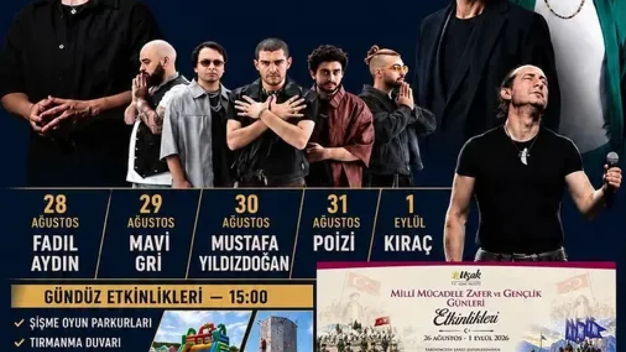 Uşak'ta Zafer ve Gençlik Günleri Başlıyor