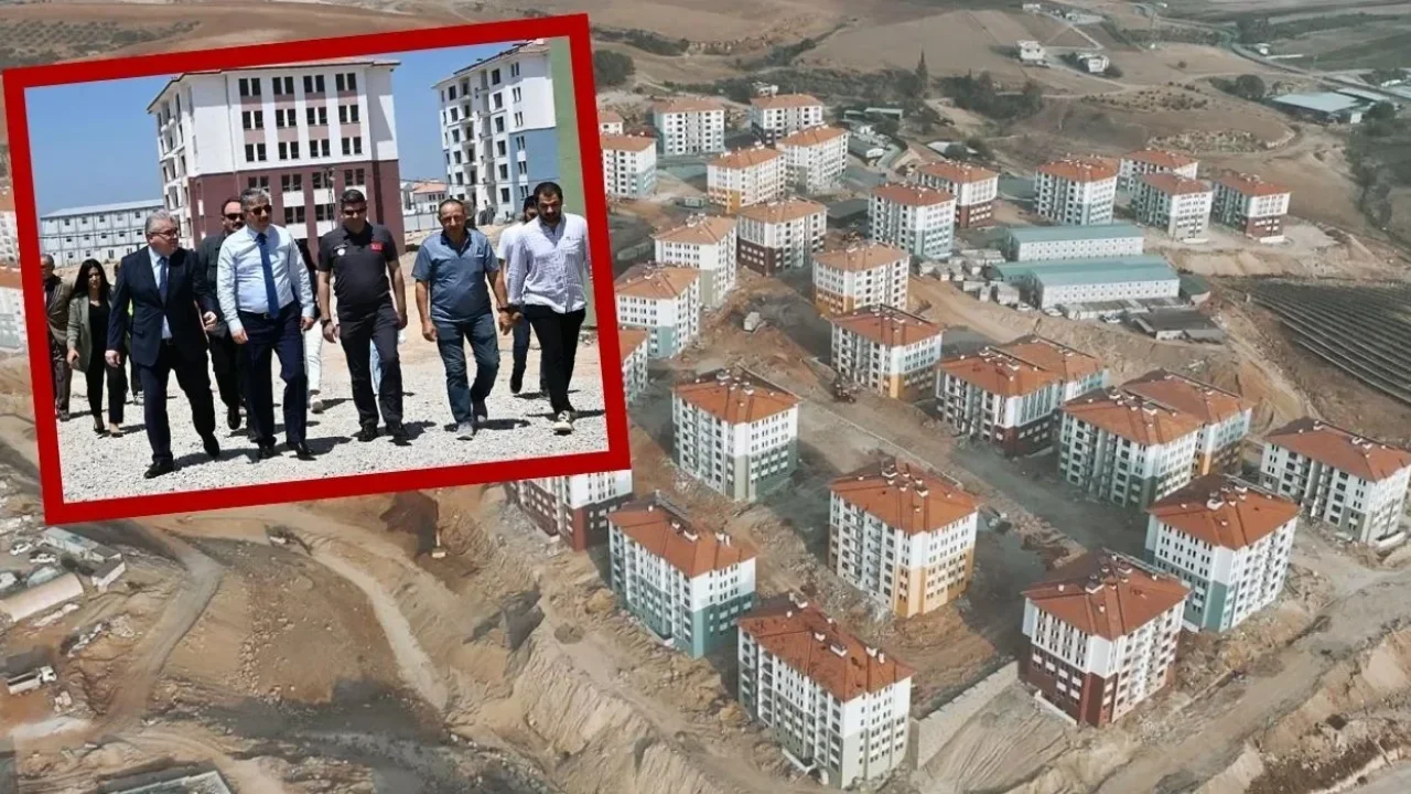 Vali Erdinç Yılmaz’dan Cevdetiye Deprem Konutları Ziyareti