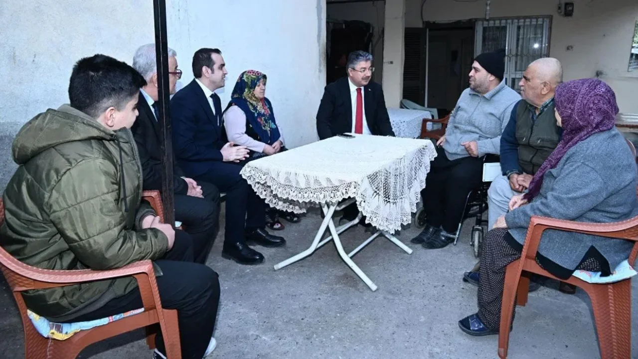 Vali Erdinç Yılmaz, Engelli Vatandaşı Ziyaret Etti