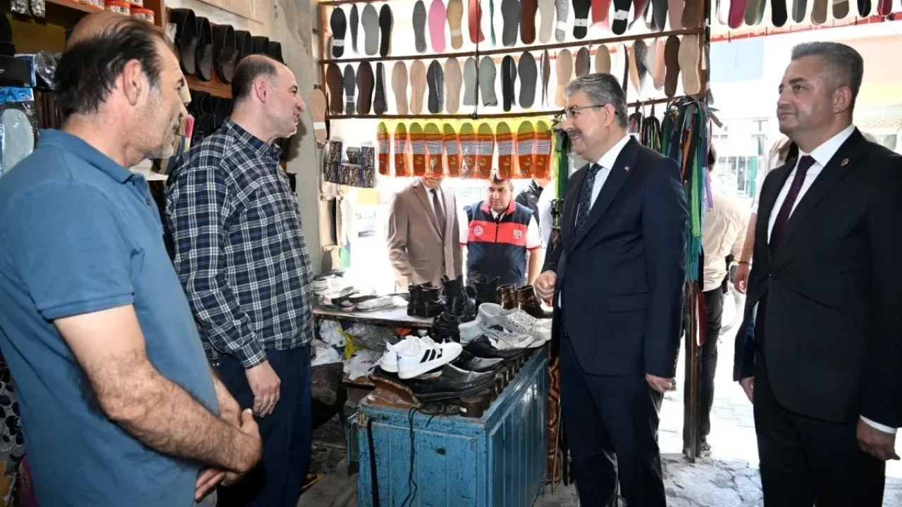 Vali Erdinç Yılmaz, Osmaniye Esnafını Ziyaret Etti