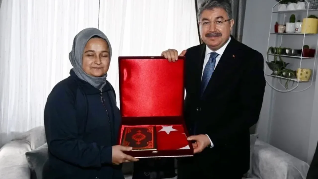 Vali Yılmaz, Gazi Mehmet Everek'i Ziyaret Etti