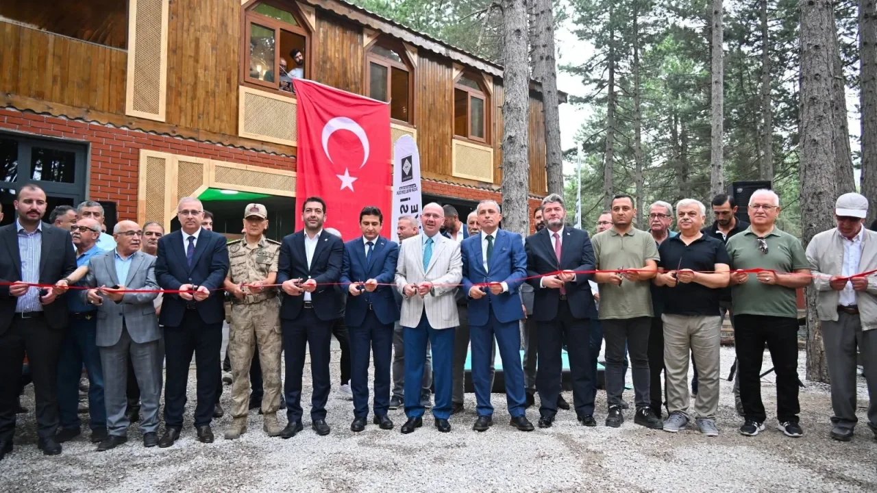 Zorkun Ahşap Camii Dualarla İbadete Açıldı