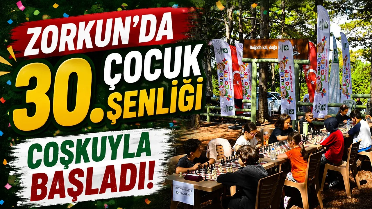 Zorkun Yaylası'nda 30. Geleneksel Çocuk Şenliği Coşkusu