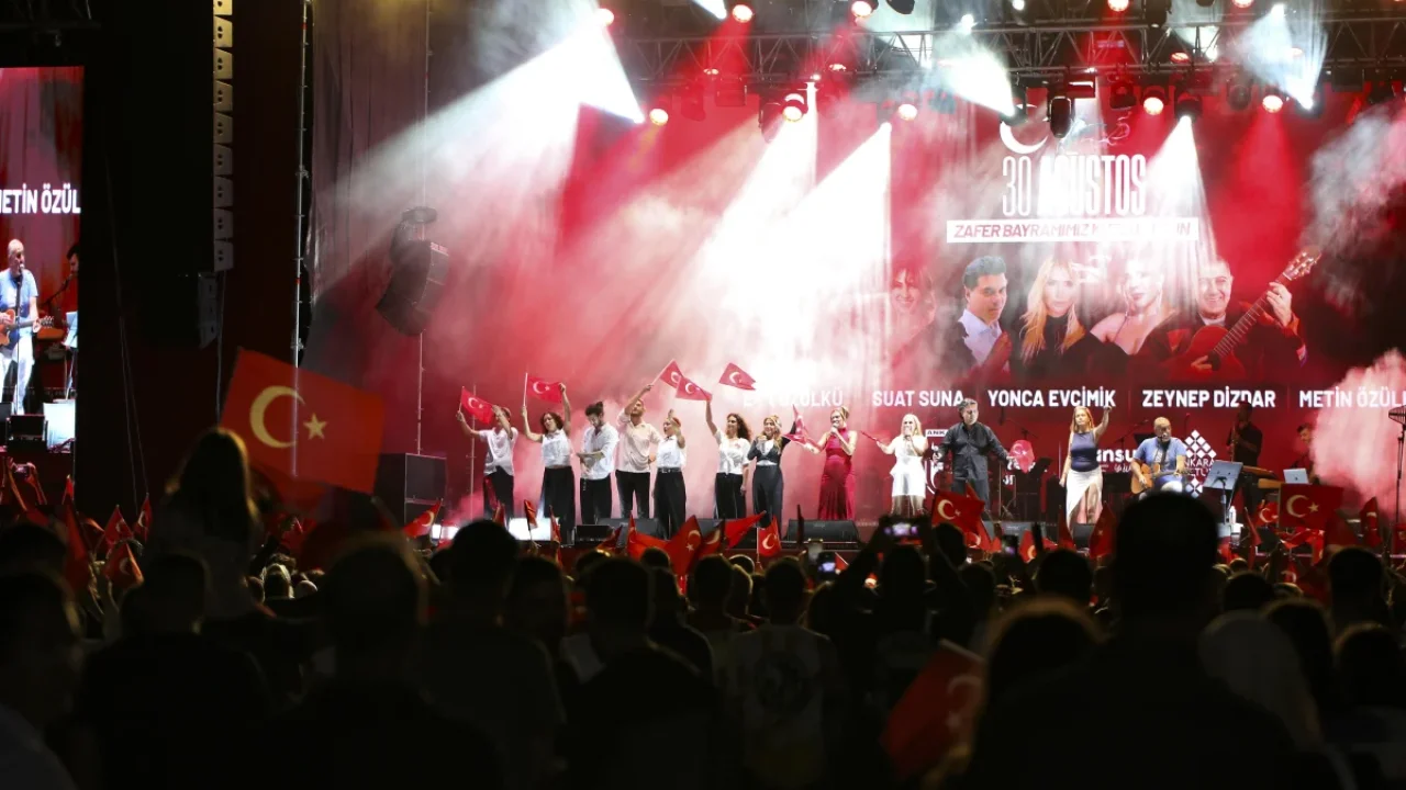 30 Ağustos Zafer Bayramı Ankara'da coşkuyla kutlandı