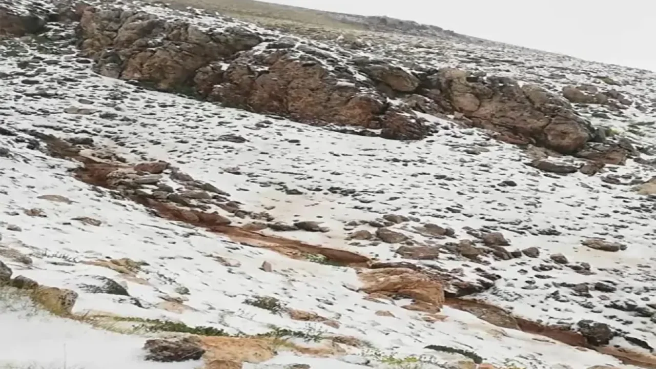 Antalya'ya mevsimin ilk karı yağdı!