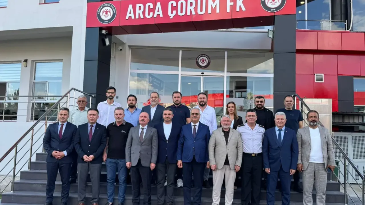 ARCA Çorum FK’ya il protokolünden moral ziyareti