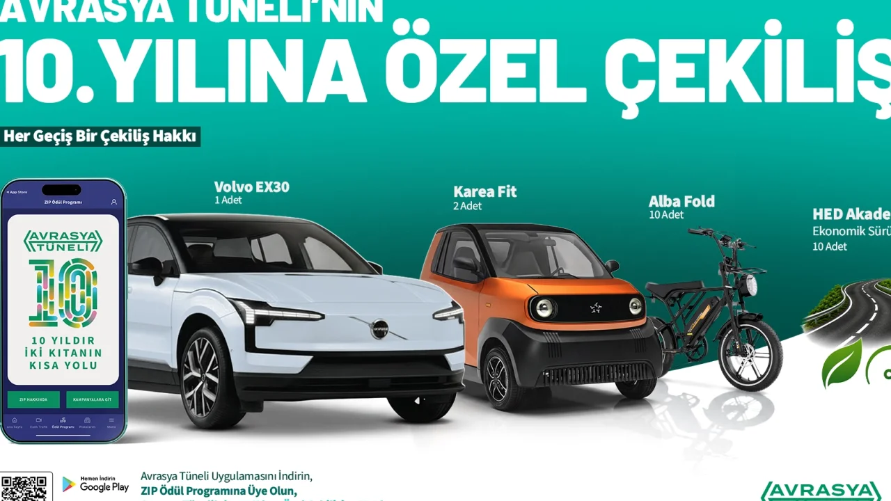 Avrasya Tüneli 10. Yaşını Sürdürülebilir Hediyelerle.