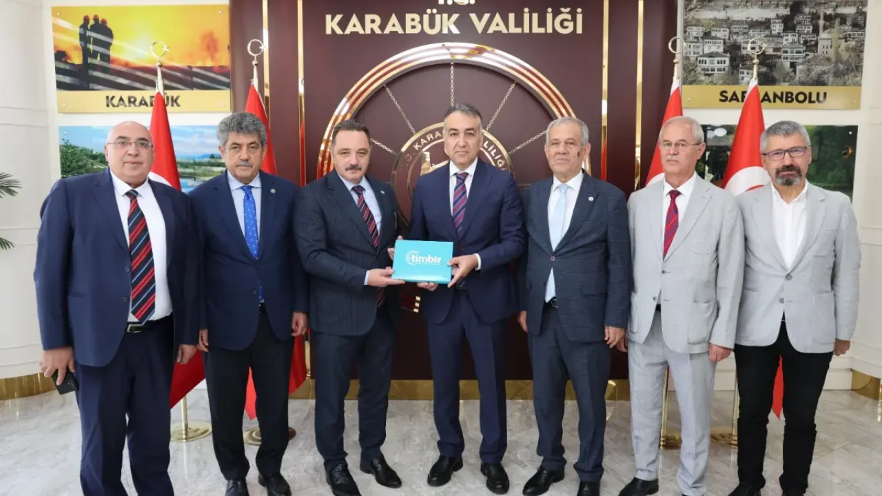 Basın Temsilcilerinden Karabük Valisi'ne Ziyaret