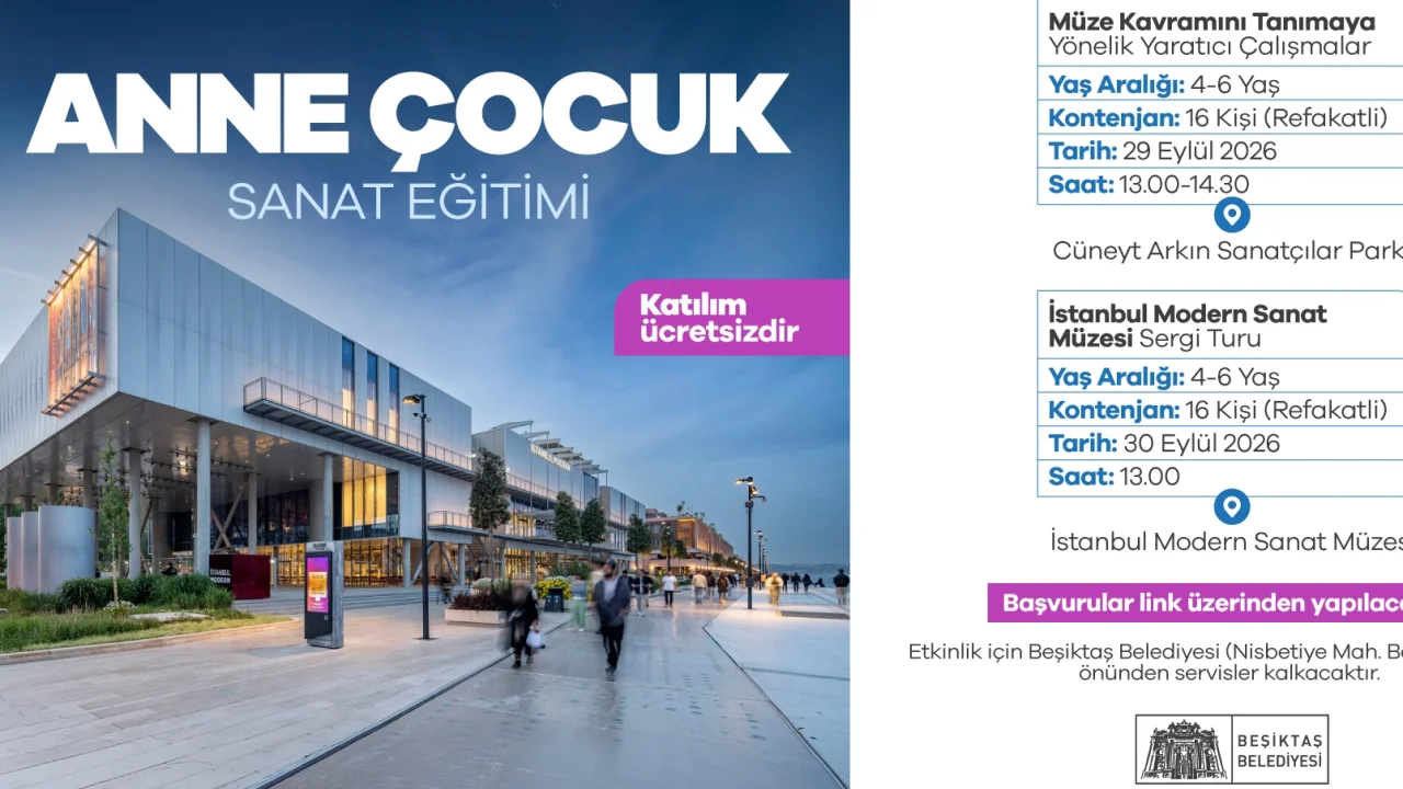 Beşiktaş Belediyesi Çocukları Sanatla Buluşturuyor