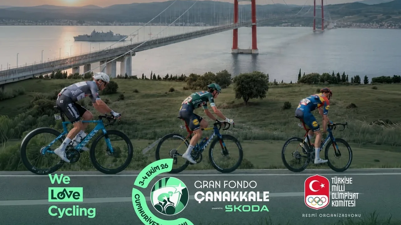 Çanakkale Gran Fondo Bisiklet Yarışı Tarihi Rotalarda.