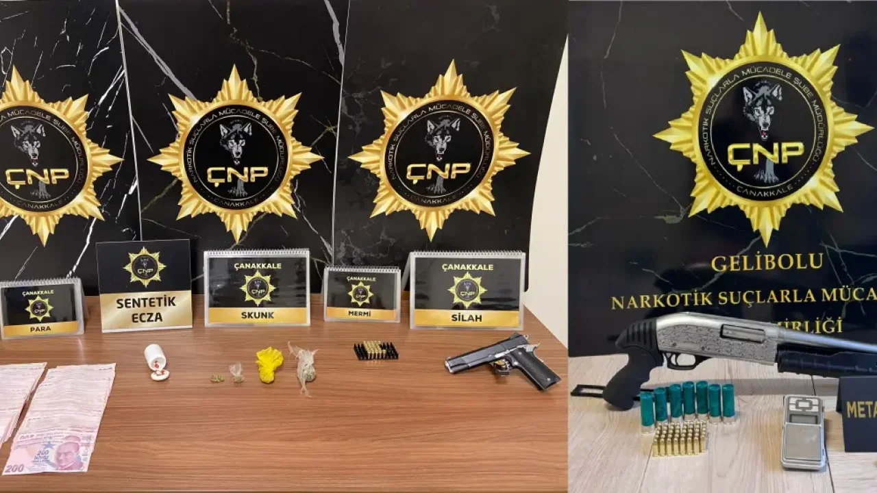 Çanakkale Huzur Operasyonu ile Suçluları Yakaladı