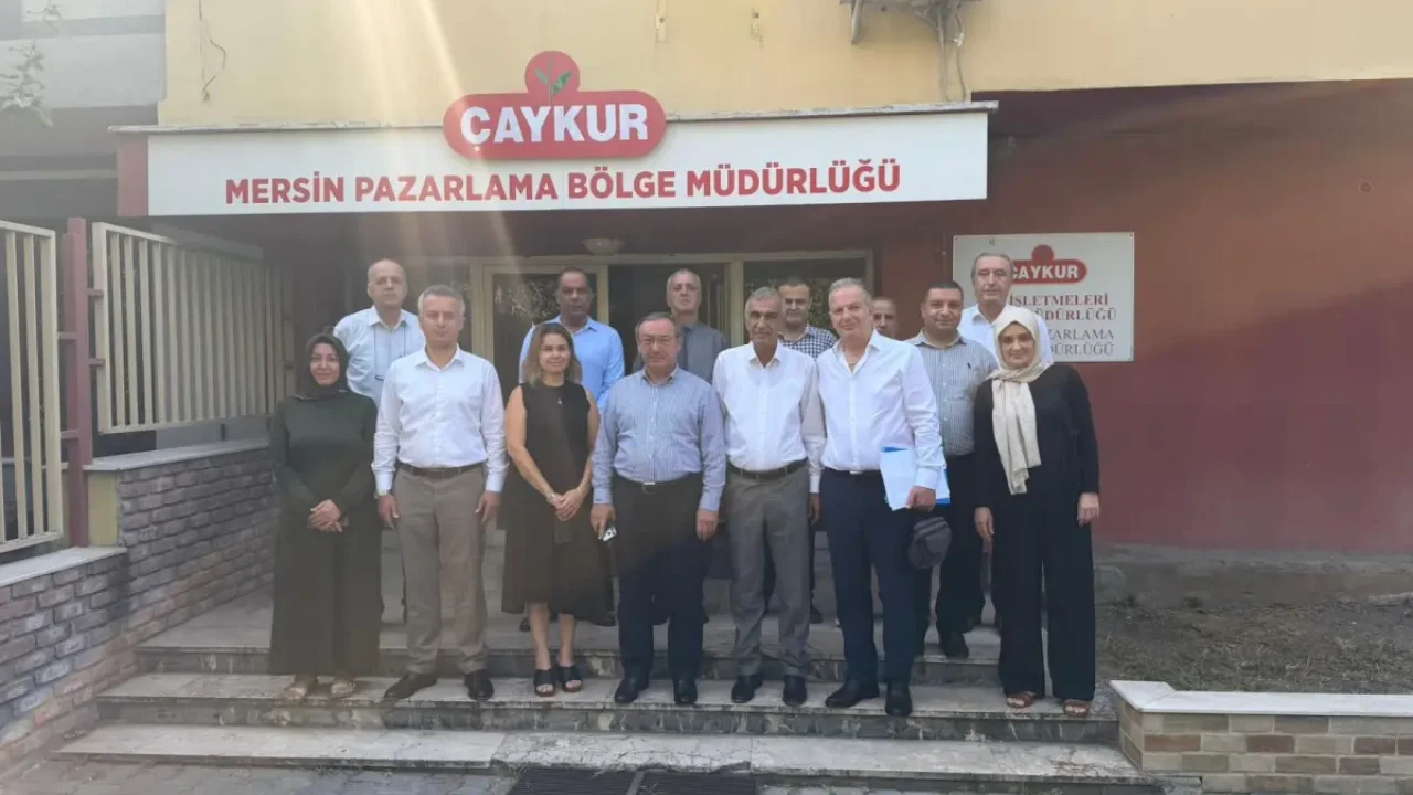 Çaykur Genel Müdürü Yusuf Ziya Alim'den Mersin bölgesine ziyaret