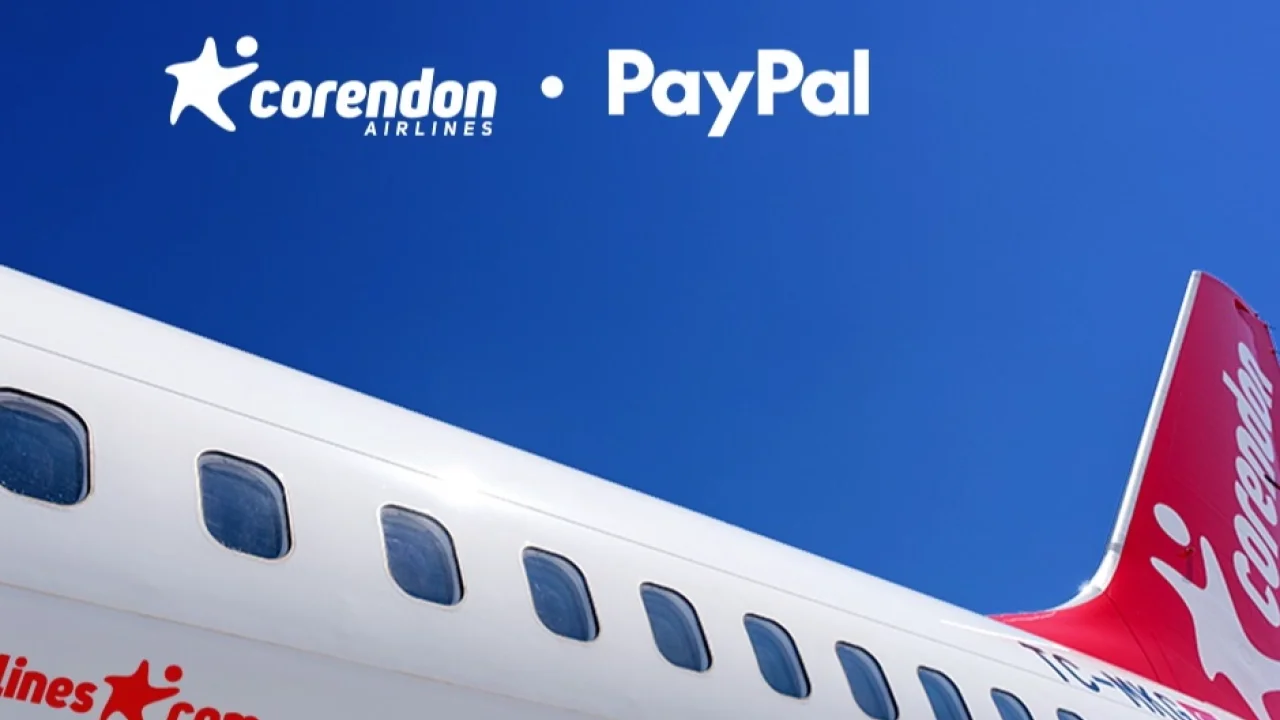 Corendon Airlines, PayPal’ı Ödeme Seçeneklerine Ekledi