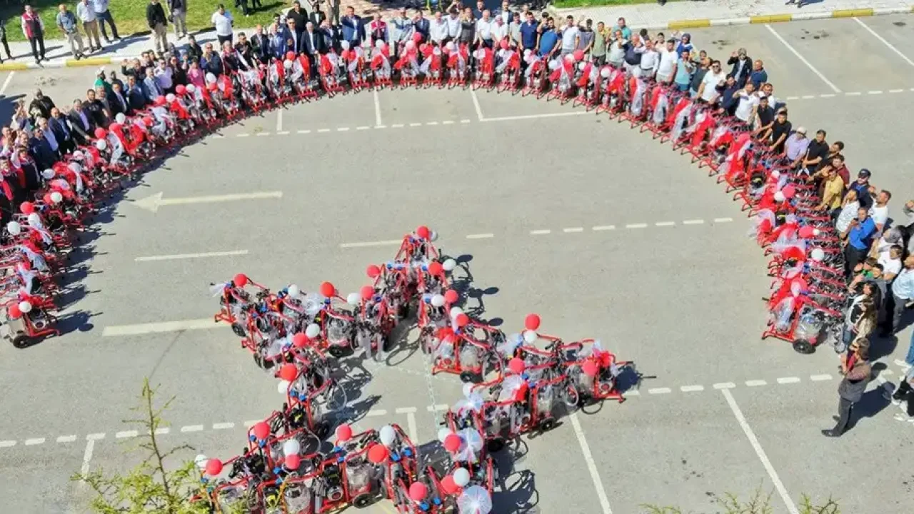 Çorum’da üreticilere 260 süt sağım makinesi