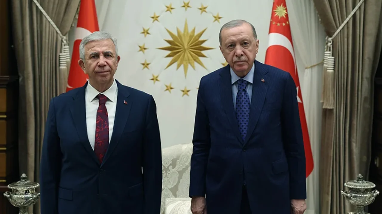 Cumhurbaşkanı Erdoğan, ABB Başkanı Mansur Yavaş’ı kabul etti