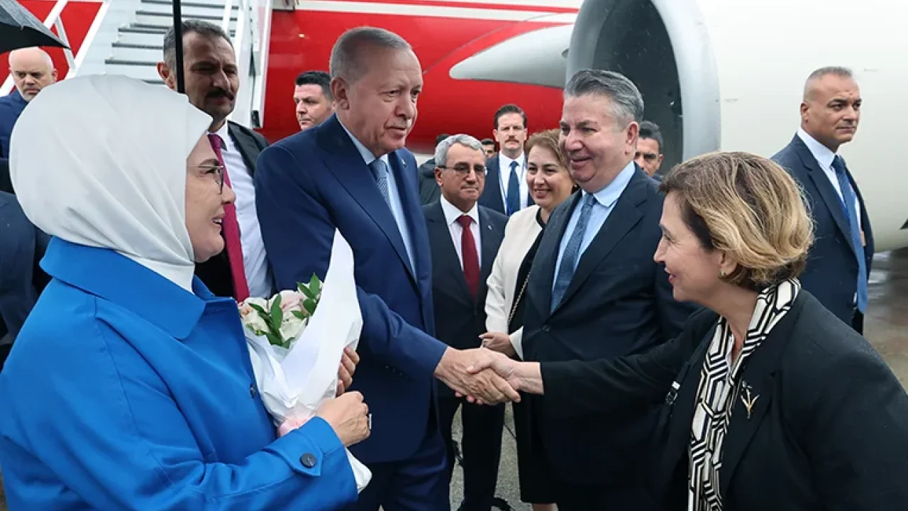 Cumhurbaşkanı Erdoğan BM temasları için New York'a vardı
