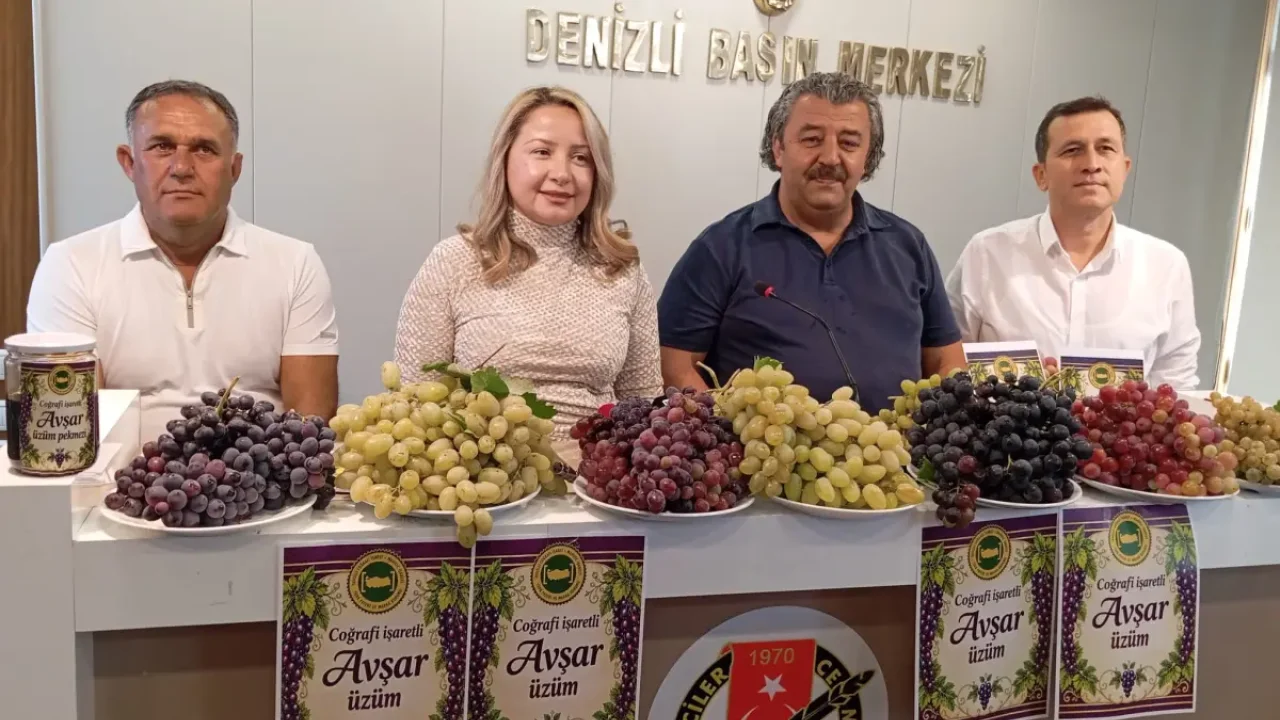 Denizli’de Avşar üzümü coğrafi işaret tescili aldı