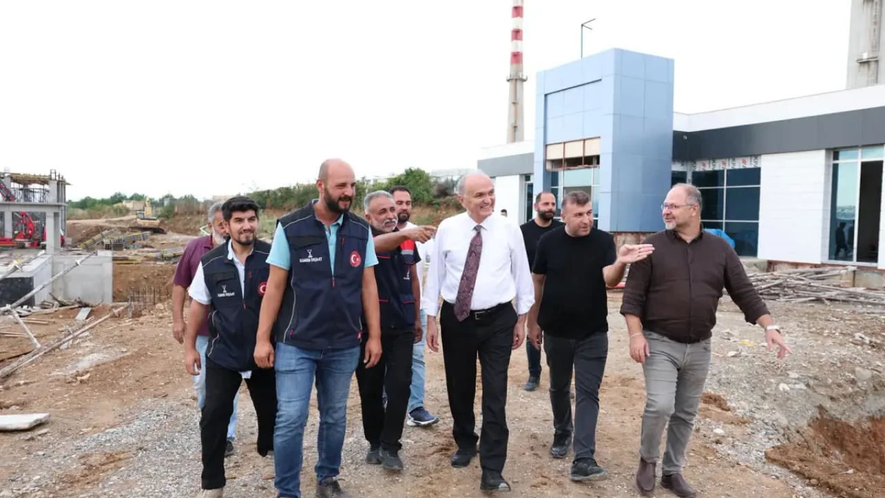 Düzce'nin "Dev İçme Suyu Arıtma Tesisi" bitmek üzere