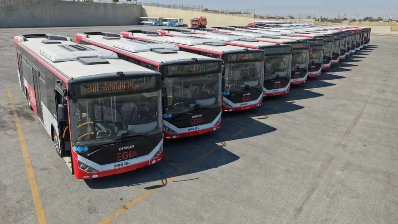 EGO otobüs filosu 15 yeni araçla kapasitesini artırıyor