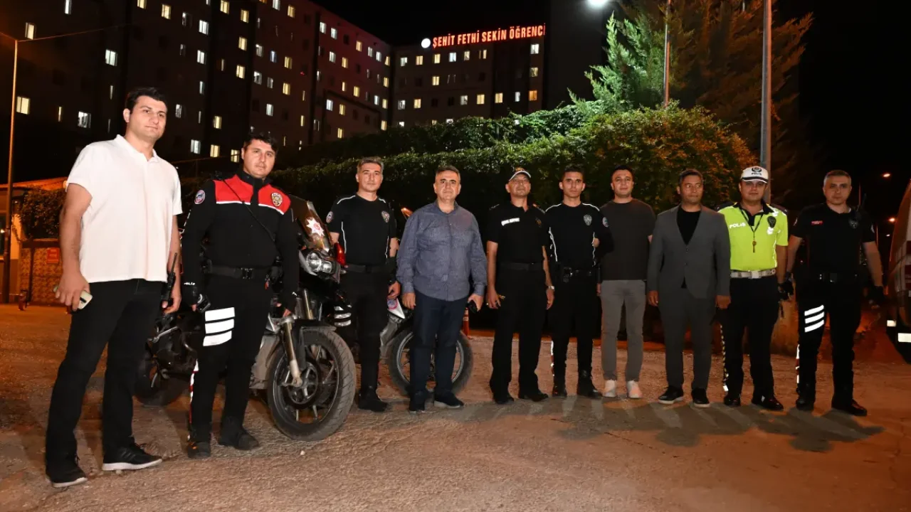 Elazığ'da güvenlik uygulaması ile huzuru artırıyor