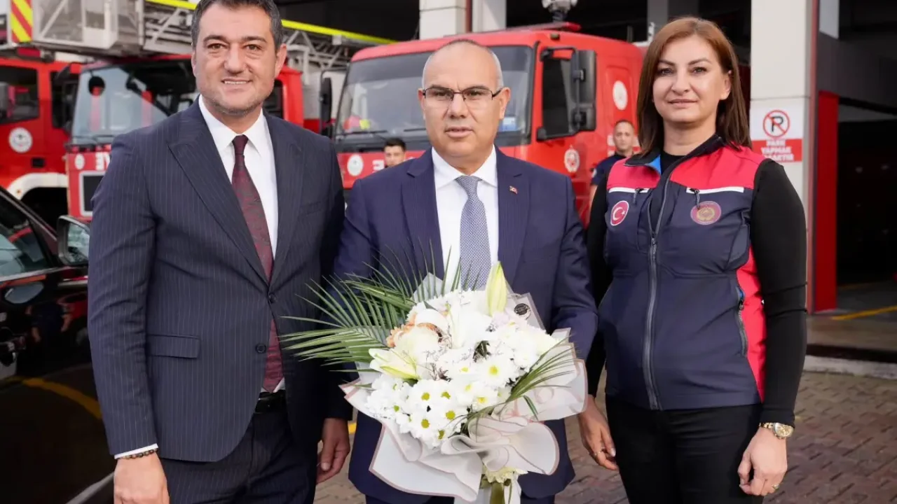 Giresun Valisi Mustafa Koç itfaiye haftasını kutladı