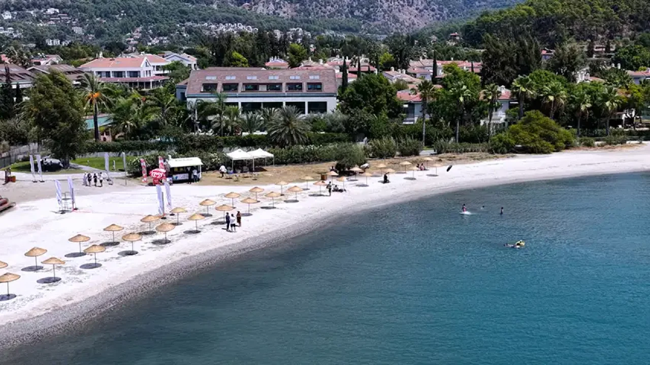 Halk plajı sayısı Göcek'te yapılan yeni açılışla artıyor