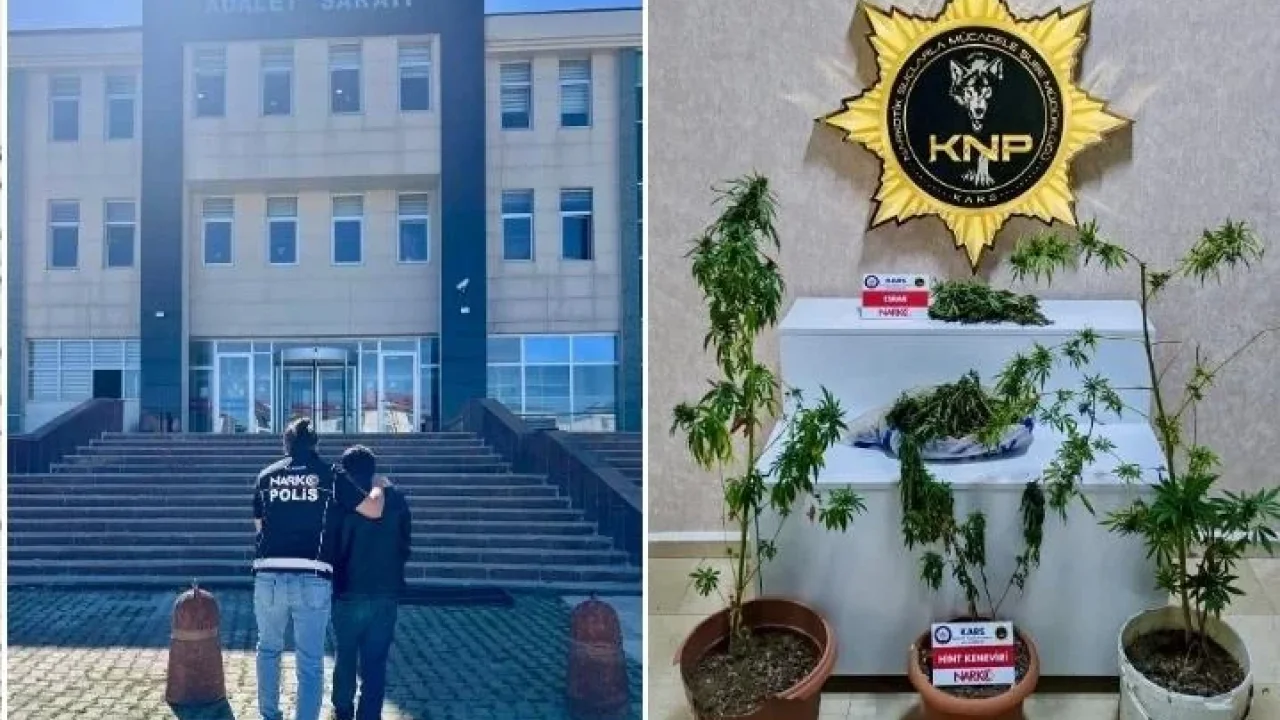 Kars uyuşturucu operasyonu ile suçluları yakaladı