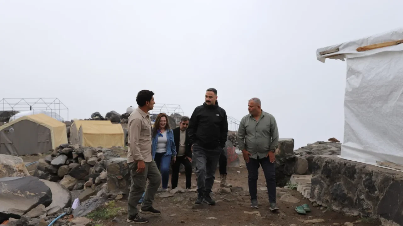 Kaymakam Ayvat'tan Ağrı'da inceleme gezisi