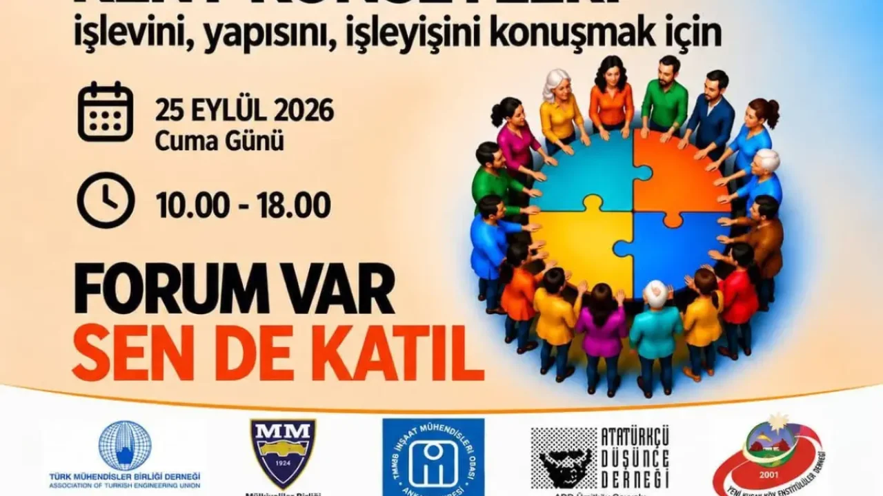 Kent konseyleri forumu temsil kriziyle tartışılıyor
