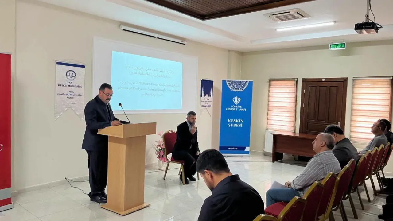 Kırıkkale Keskin’de Güzel Ahlak Konferansı Düzenlendi