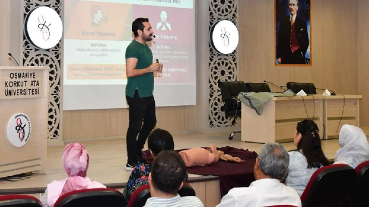 OKÜ Personeline Hayat Kurtaran İlk Yardım Eğitimi